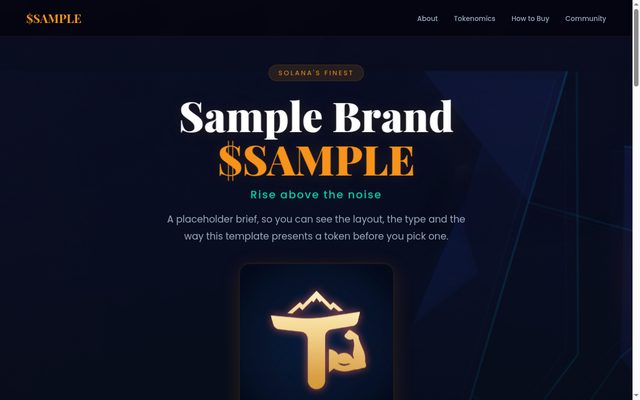 Cinematic 3D template preview