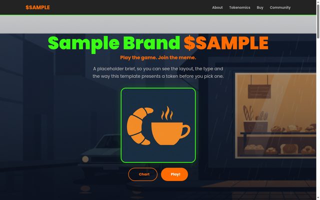 Gamified template preview